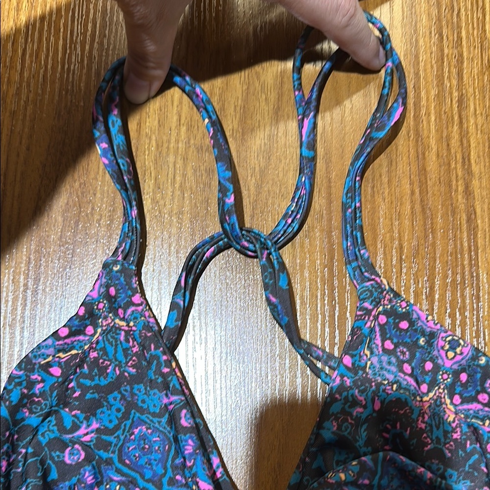 EUC Cute Multicolor Print Bikini Top with Cute Strap Design 🦖 - Picture 5 of 8